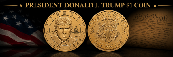 Trump $1 Coin banner