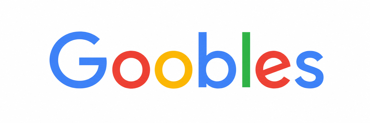 Goobles wordmark banner